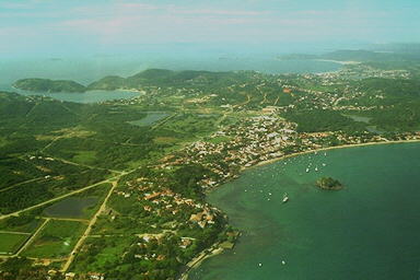 Aerial view of Buzios